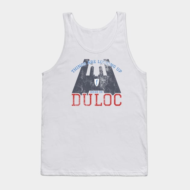 Duloc Fallen | Shrek the Musical Tank Top by monoblocpotato